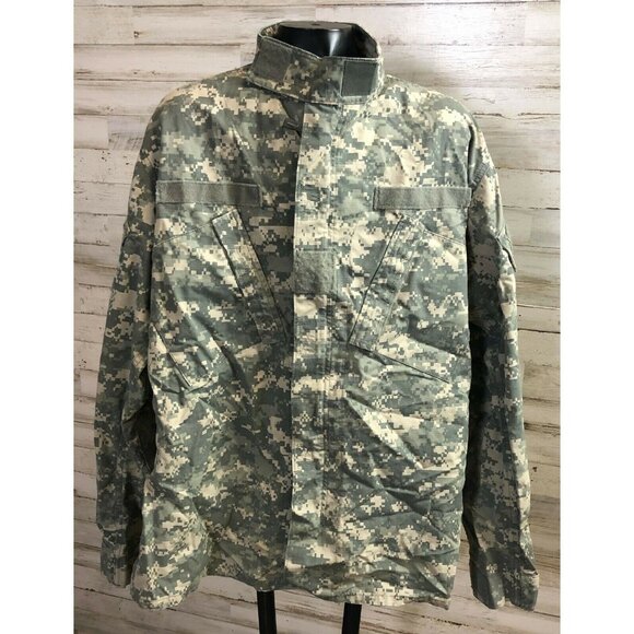 US Army Digital Multi Cam Combat Coat Medium/Regular Flame Resistant VG+ - Picture 1 of 6